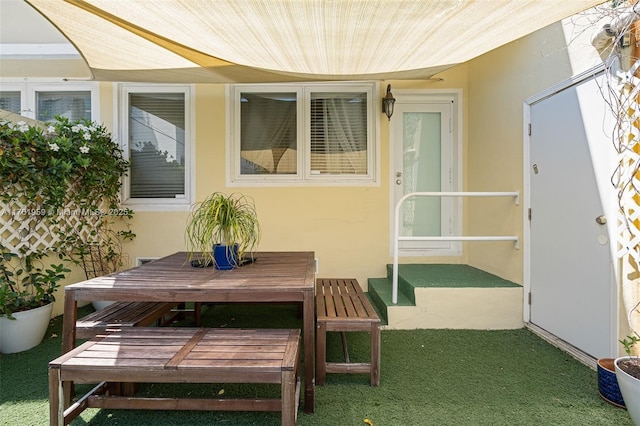 view of patio / terrace with outdoor dining area