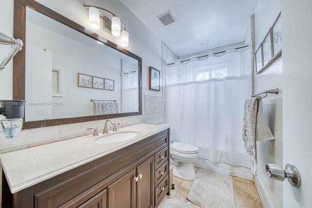 13700 SW 74th Ct, Palmetto Bay, FL 33158 - full bathroom with vanity and tile walls