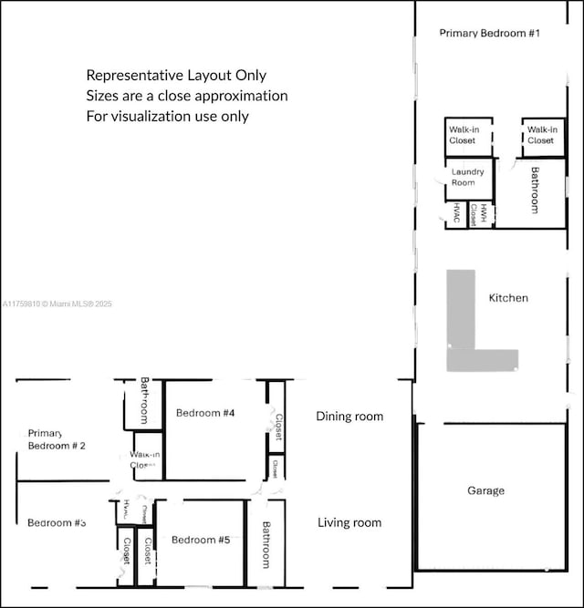 13700 SW 74th Ct, Palmetto Bay, FL 33158 - view of property floor plan