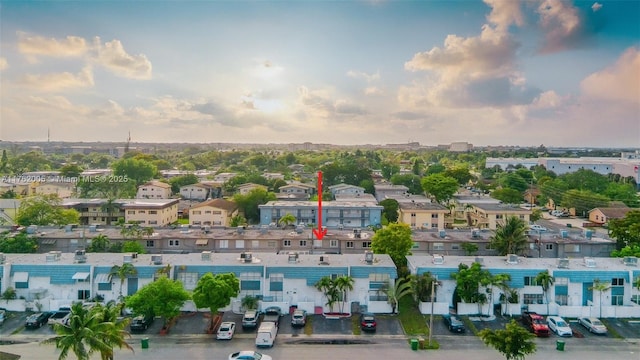 birds eye view of property featuring a residential view