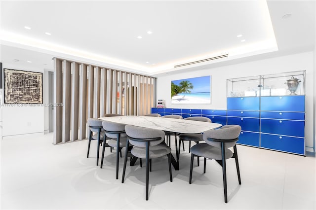 3301 NE 183rd St Unit Ph04, Aventura, FL 33160 - dining space with a raised ceiling