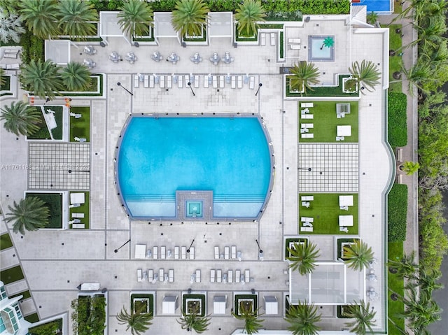 3301 NE 183rd St Unit Ph04, Aventura, FL 33160 - drone / aerial view of a pool