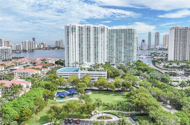 3301 NE 183rd St Unit Ph04, Aventura, FL 33160 - view of property with a water view and a view of skyline