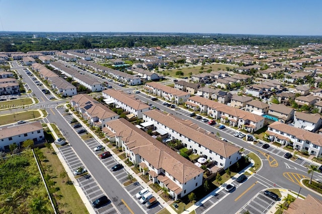 bird's eye view featuring a residential view