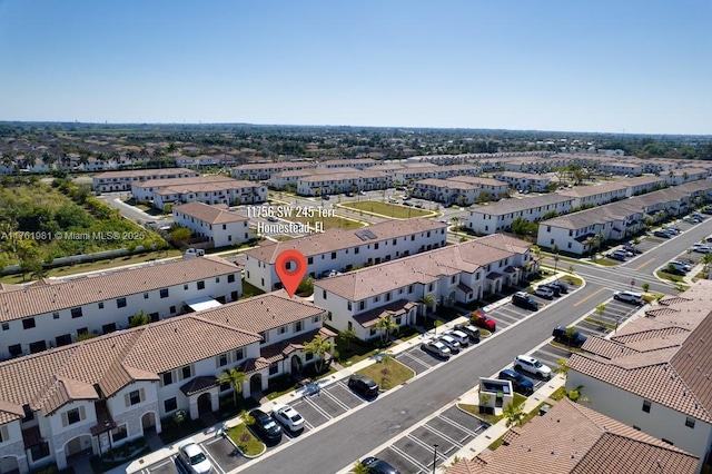 birds eye view of property featuring a residential view