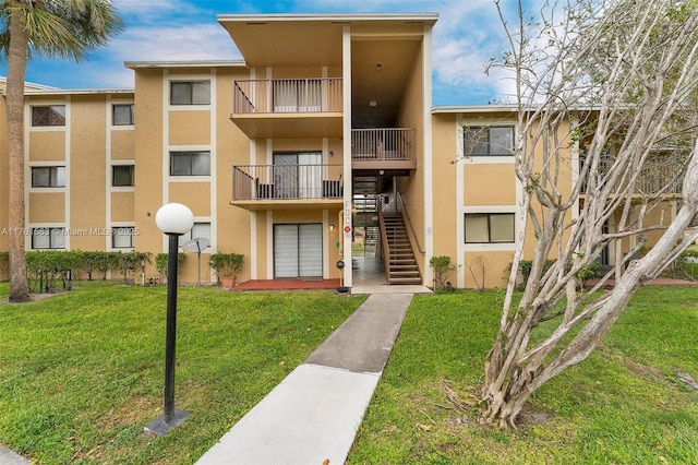 view of property with stairs