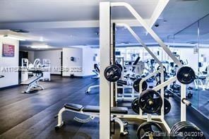 view of exercise room