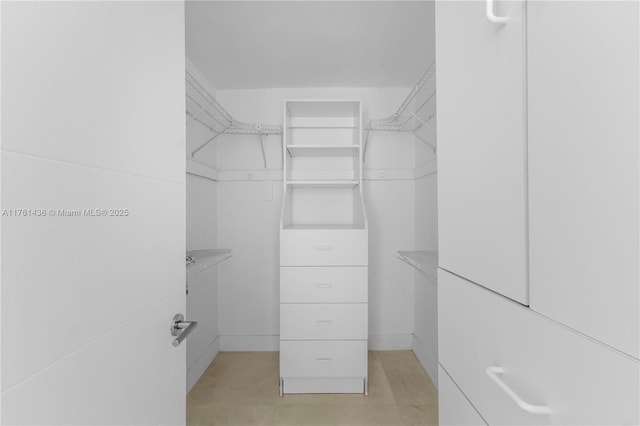 view of spacious closet