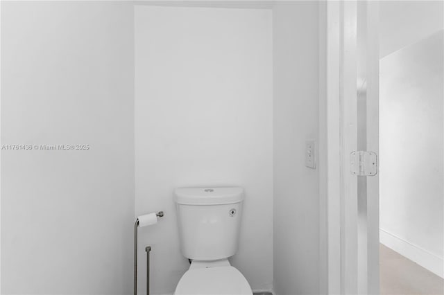 bathroom with toilet