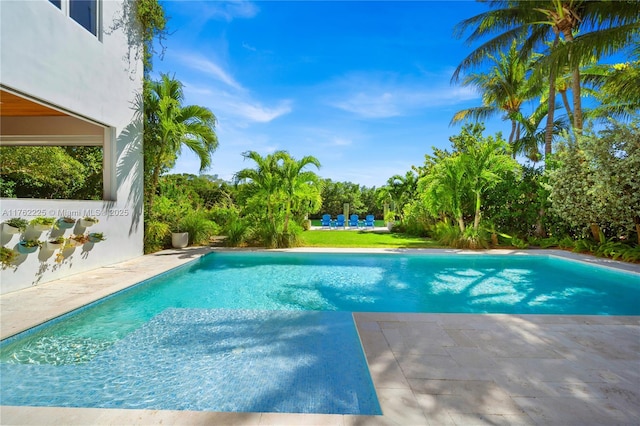 pool featuring a patio