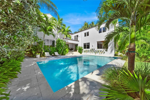 pool featuring a patio