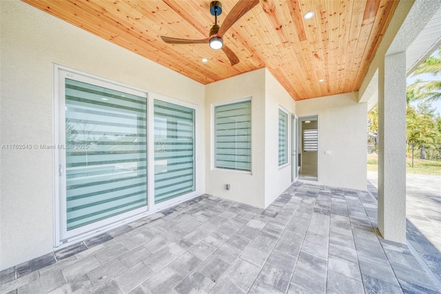 601SW 13th St, Cape Coral, FL 33991 - view of patio / terrace with ceiling fan
