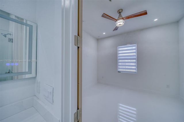 601SW 13th St, Cape Coral, FL 33991 - detailed view of recessed lighting and a ceiling fan