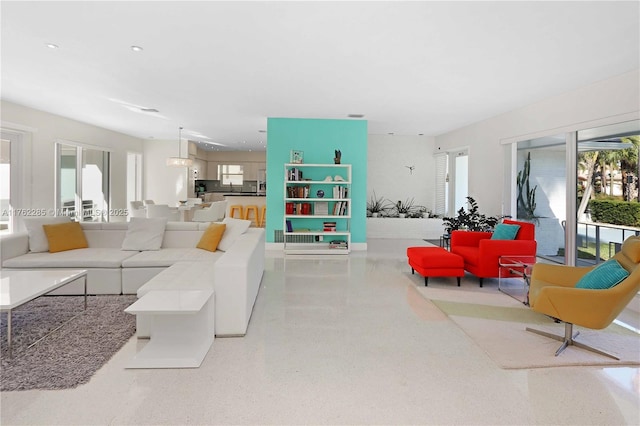 952 Hollywood Blvd, Hollywood, FL 33019 - living room featuring speckled floor