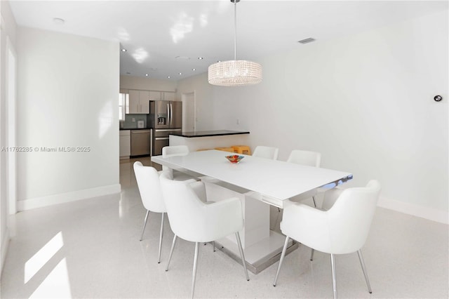 952 Hollywood Blvd, Hollywood, FL 33019 - dining area featuring visible vents and baseboards