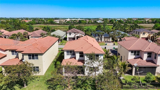 drone / aerial view featuring a residential view