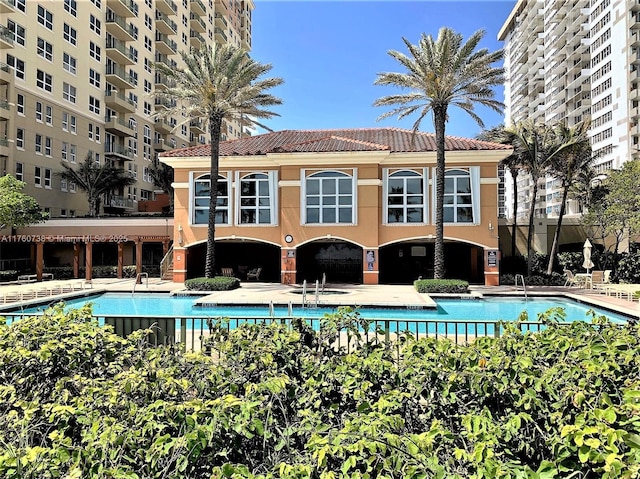 view of community pool