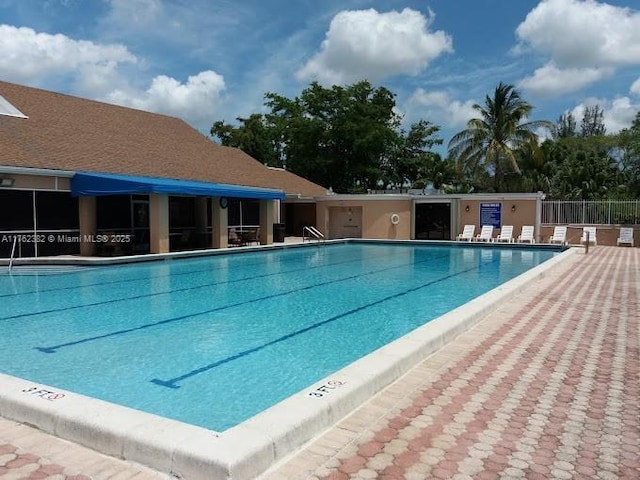 view of community pool