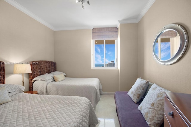 4775 Collins Ave Unit 4005, Miami Beach, FL 33140 - bedroom featuring ornamental molding