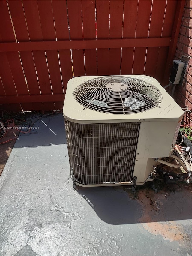 exterior details with central AC unit