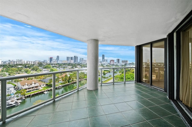 3600 Yacht Club Dr Unit 1102, Aventura, FL 33180 - balcony with a water view and a city view
