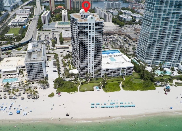 16711 Collins Ave Unit 704, Sunny Isles Beach, FL 33160 - view of urban area featuring unending shoreline and a pool