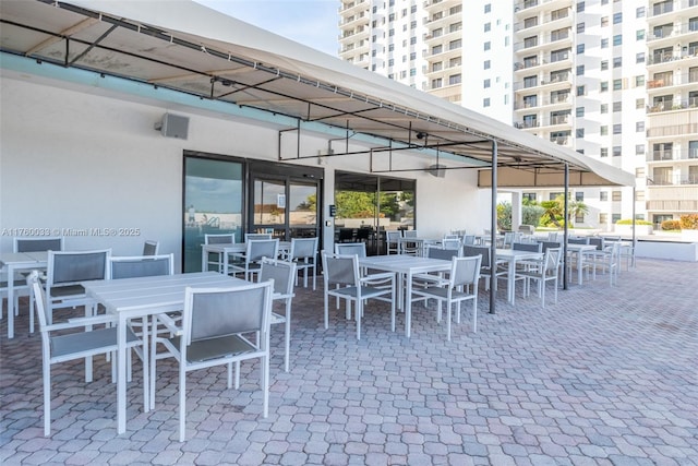 view of patio / terrace with outdoor dining area