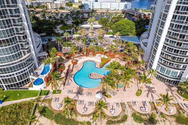 18201 Collins Ave Unit 4404, Sunny Isles Beach, FL 33160 - view of urban area featuring a pool
