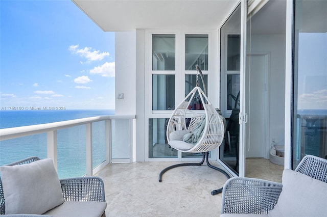 18201 Collins Ave Unit 4404, Sunny Isles Beach, FL 33160 - balcony featuring a water view