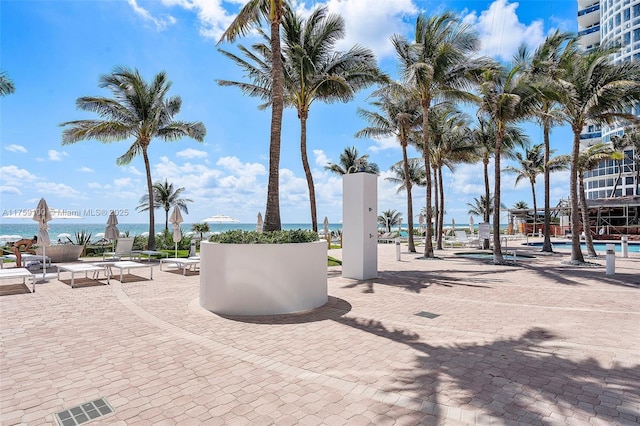 18201 Collins Ave Unit 4404, Sunny Isles Beach, FL 33160 - surrounding community featuring a water view and a pool
