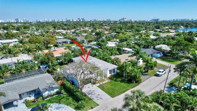 4440 NE 15th Ter, Oakland Park, FL 33334 - aerial view featuring a view of city