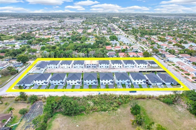 drone / aerial view featuring a residential view