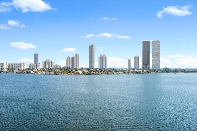 5500 Island Estates Dr Unit 604, Aventura, FL 33160 - water view with a city view
