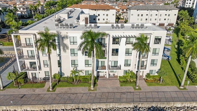 view of property with a residential view