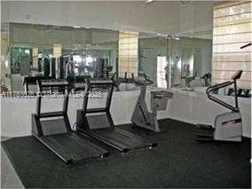 view of gym