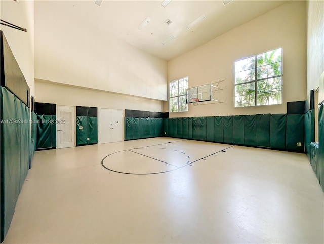 view of sport court featuring community basketball court