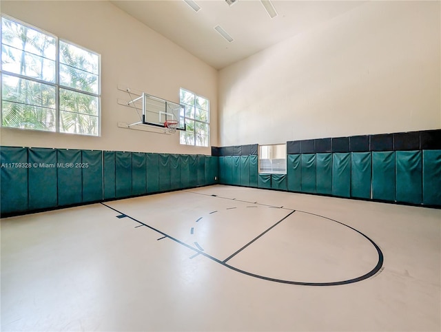 view of sport court featuring community basketball court