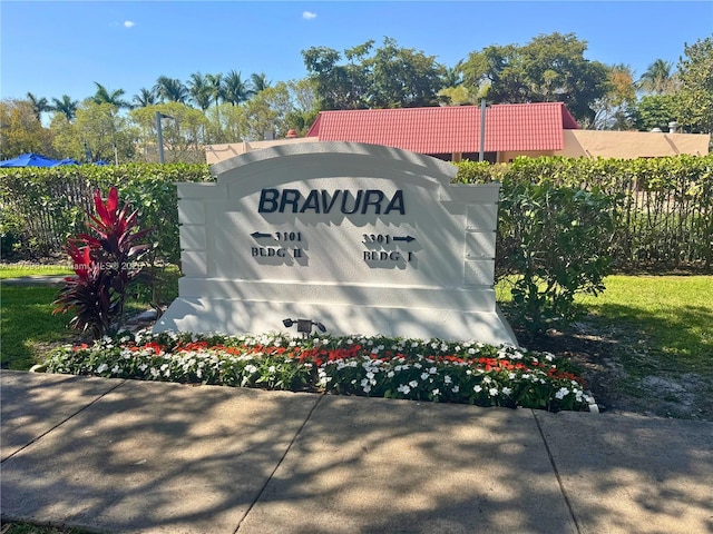 3101 N Country Club Dr Unit 209, Aventura, FL 33180 - view of community sign