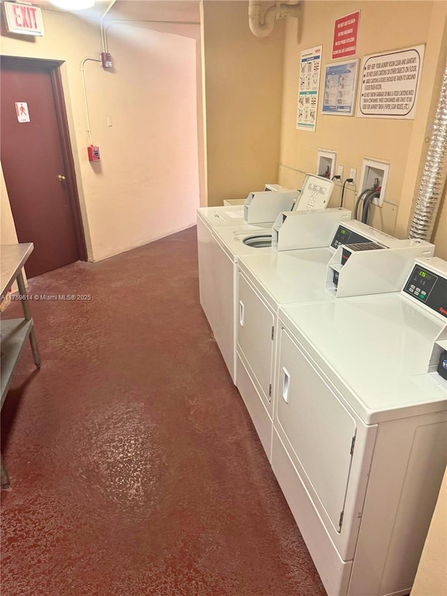 3101 N Country Club Dr Unit 209, Aventura, FL 33180 - common laundry area with washer and dryer