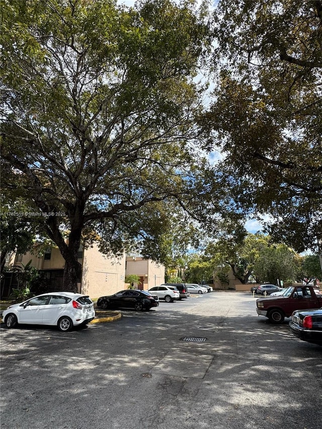 view of uncovered parking lot