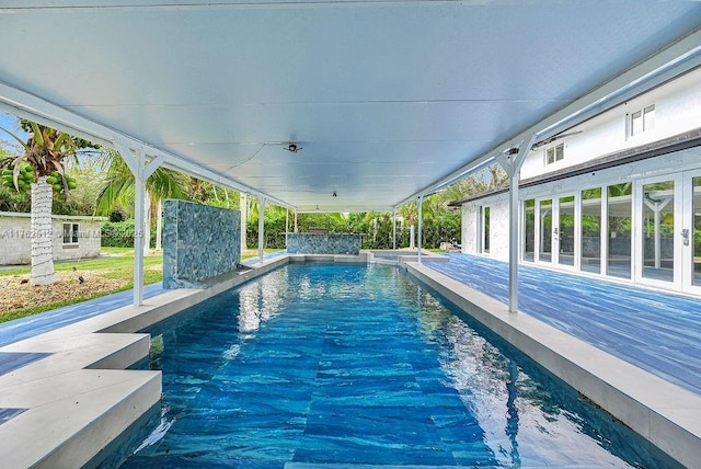 view of indoor pool