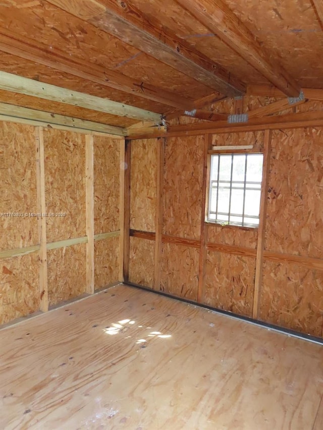 view of storage room