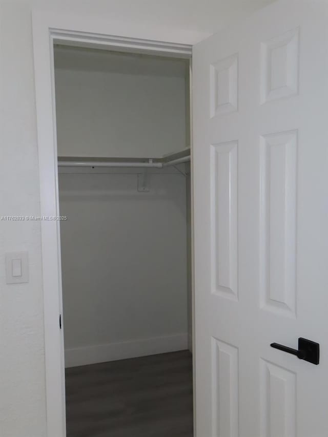 view of closet