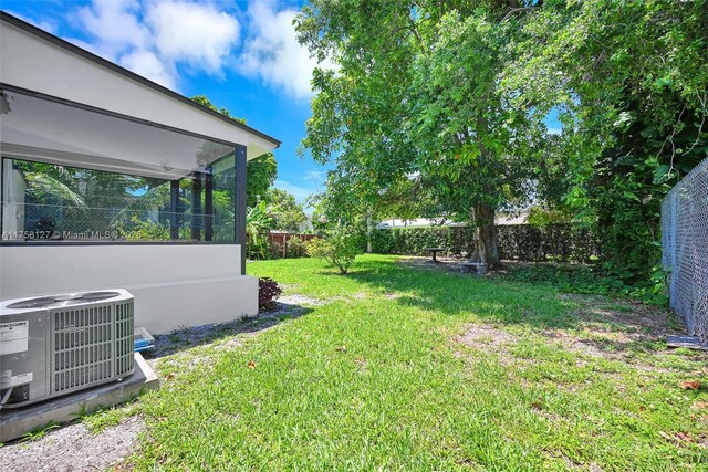 2261 SW 26th St, Miami, FL 33133 - view of yard with central air condition unit