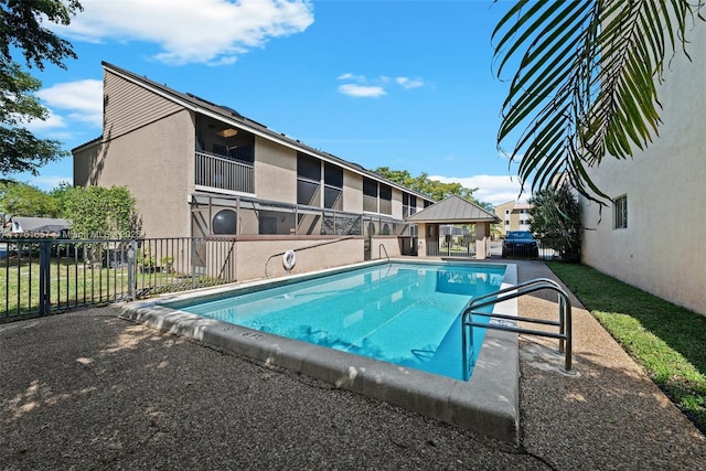 11696 NW 20th Dr Unit 11696, Coral Springs, FL 33071 - community pool with a gazebo and fence