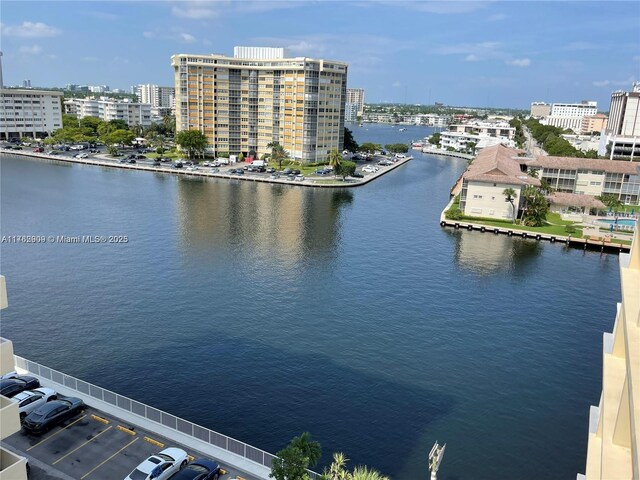 1817 S Ocean Dr Unit 922, Hallandale Beach, FL 33009 - property view of water with a view of city