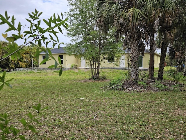 view of yard