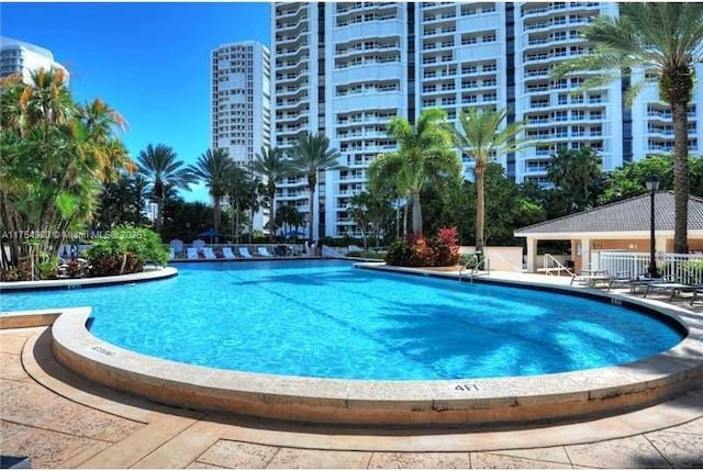 view of community pool