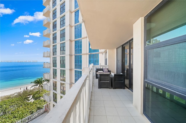 1111 Crandon Blvd Unit B506, Key Biscayne, FL 33149 - balcony featuring view of water and beach