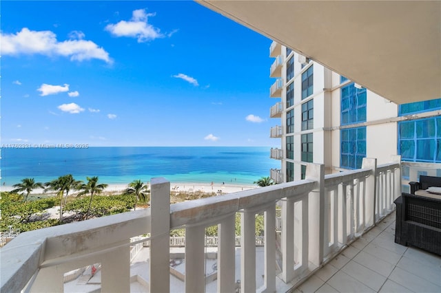 1111 Crandon Blvd Unit B506, Key Biscayne, FL 33149 - balcony with view of water and beach